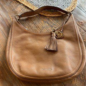 Michael Kors Lydia Shoulder Bag-Brown
